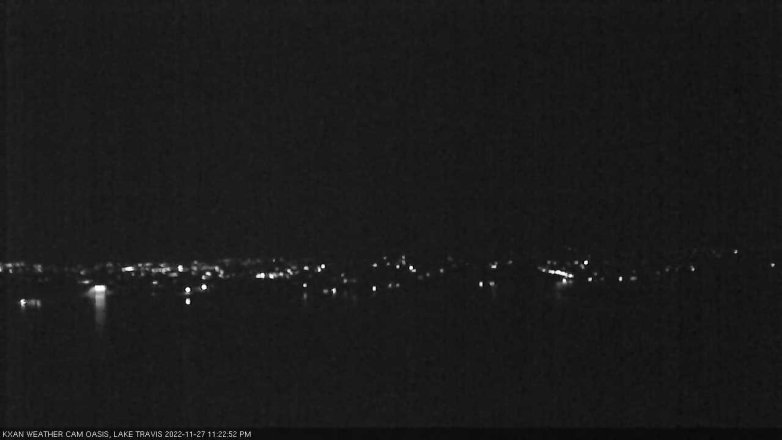 Lake Travis webcam, November 27, 2022 11:25 PM CT