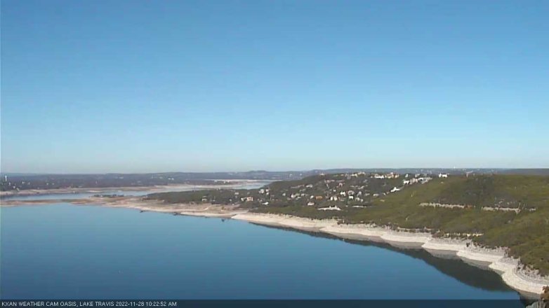 Lake Travis webcam, November 28, 2022 10:25 AM CT