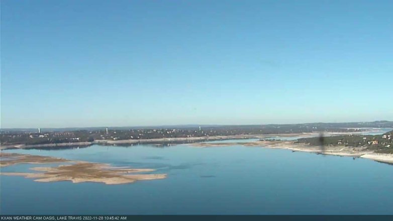 Lake Travis webcam, November 28, 2022 10:45 AM CT