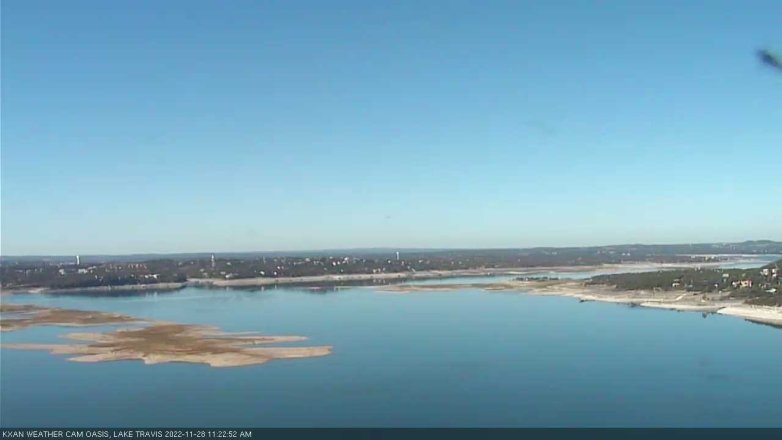 Lake Travis webcam, November 28, 2022 11:25 AM CT