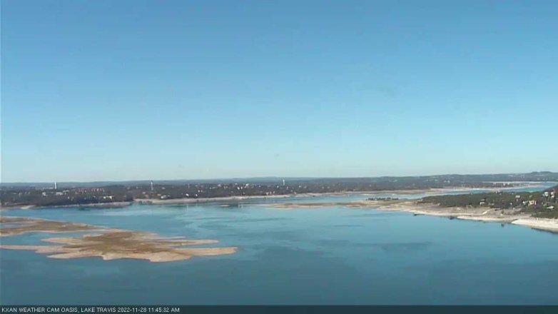 Lake Travis webcam, November 28, 2022 11:45 AM CT