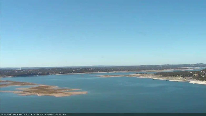 Lake Travis webcam, November 28, 2022 12:45 PM CT