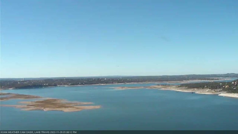 Lake Travis webcam, November 28, 2022 1:00 PM CT