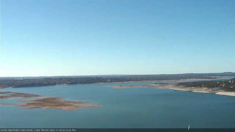 Lake Travis webcam, November 28, 2022 2:25 PM CT