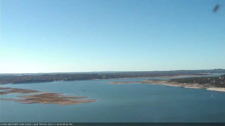 Lake Travis webcam, November 28, 2022 2:45 PM CT
