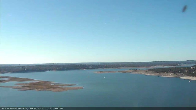 Lake Travis webcam, November 28, 2022 3:00 PM CT