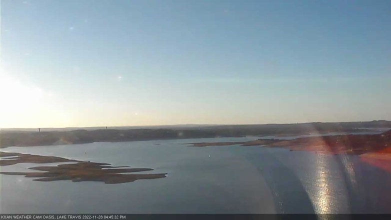Lake Travis webcam, November 28, 2022 4:45 PM CT