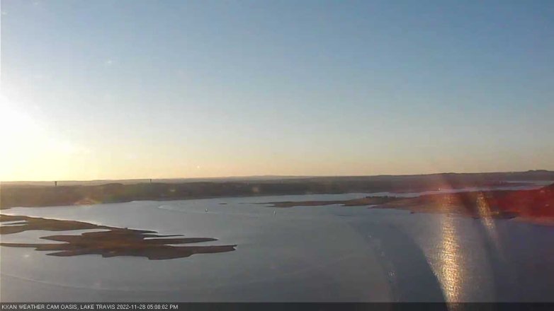 Lake Travis webcam, November 28, 2022 5:00 PM CT
