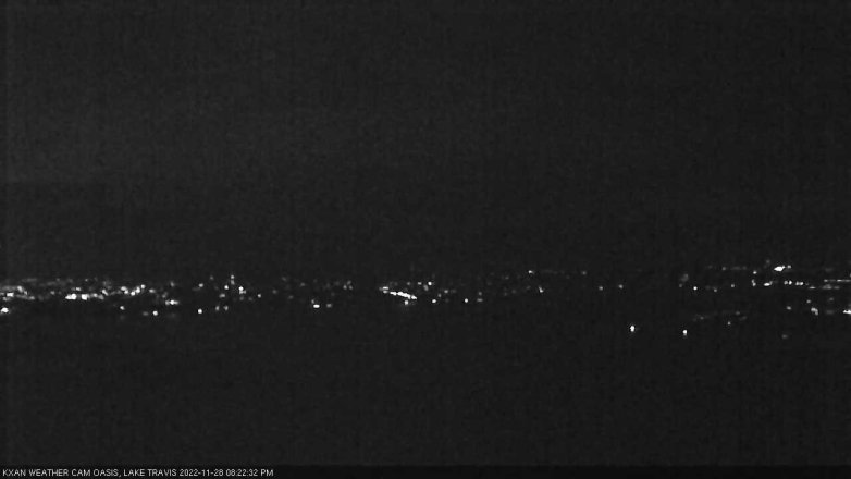 Lake Travis webcam, November 28, 2022 8:25 PM CT