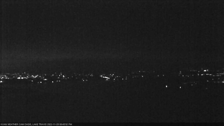 Lake Travis webcam, November 28, 2022 8:45 PM CT