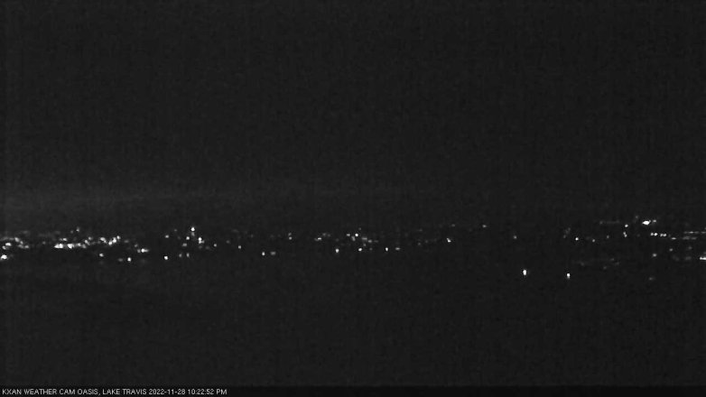 Lake Travis webcam, November 28, 2022 10:25 PM CT
