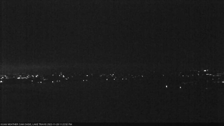 Lake Travis webcam, November 28, 2022 11:25 PM CT