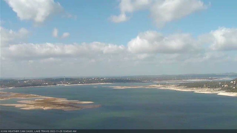 Lake Travis webcam, November 29, 2022 10:45 AM CT