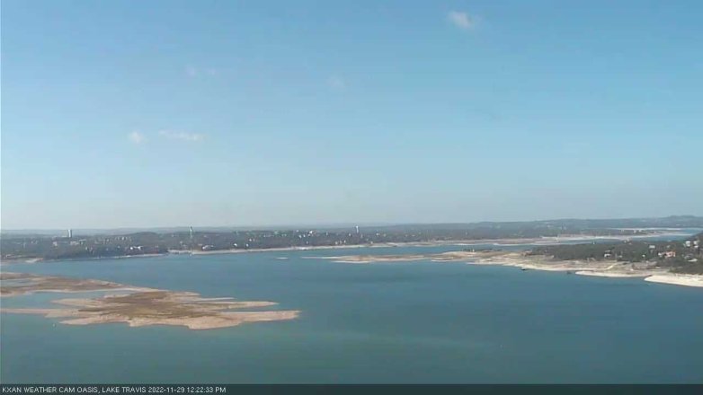 Lake Travis webcam, November 29, 2022 12:25 PM CT