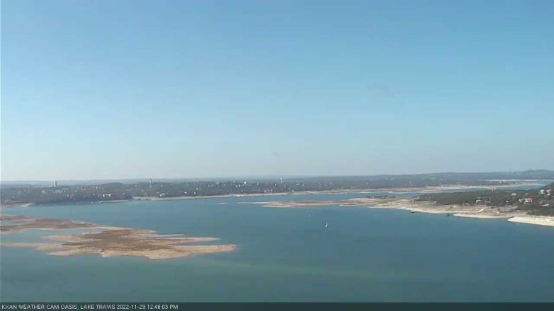 Lake Travis webcam, November 29, 2022 12:45 PM CT
