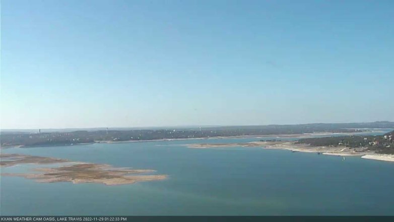 Lake Travis webcam, November 29, 2022 1:25 PM CT