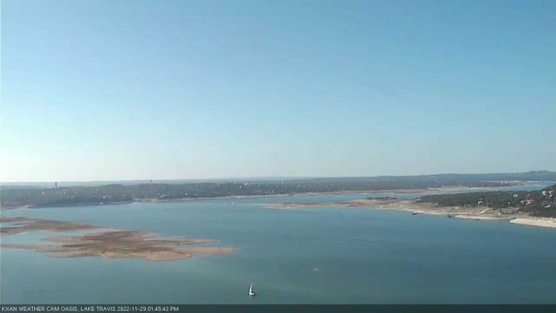 Lake Travis webcam, November 29, 2022 1:45 PM CT