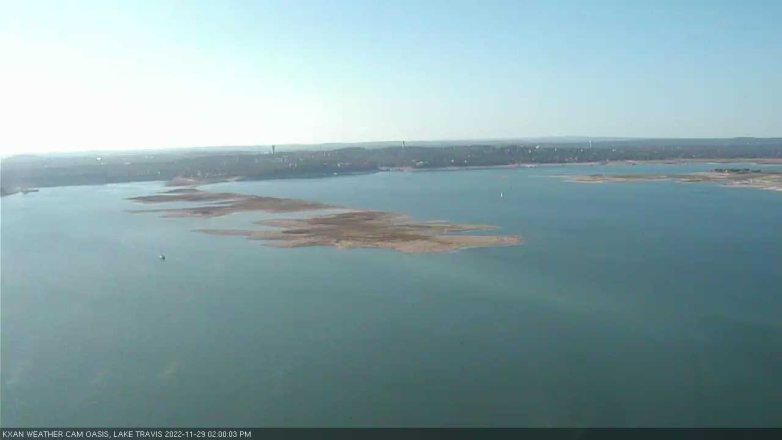 Lake Travis webcam, November 29, 2022 2:00 PM CT