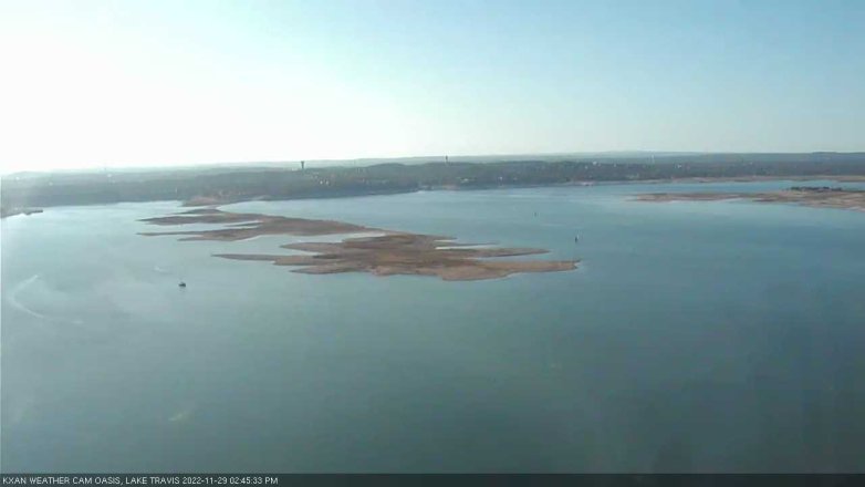 Lake Travis webcam, November 29, 2022 2:45 PM CT