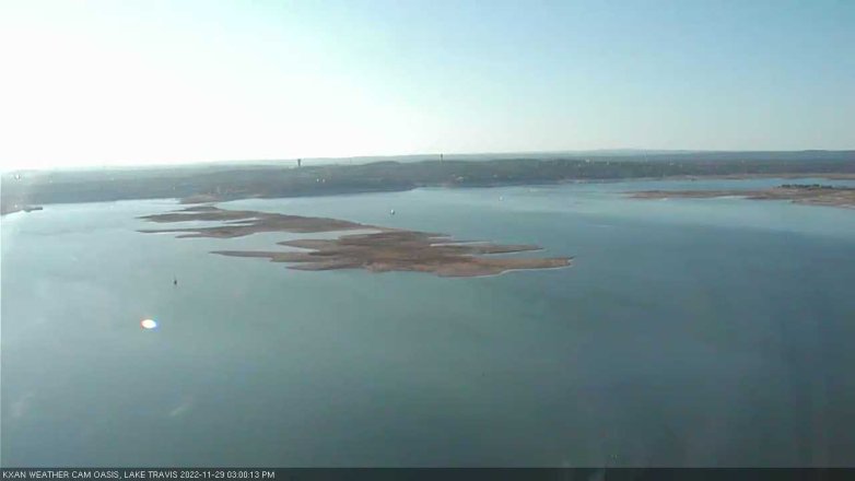 Lake Travis webcam, November 29, 2022 3:00 PM CT