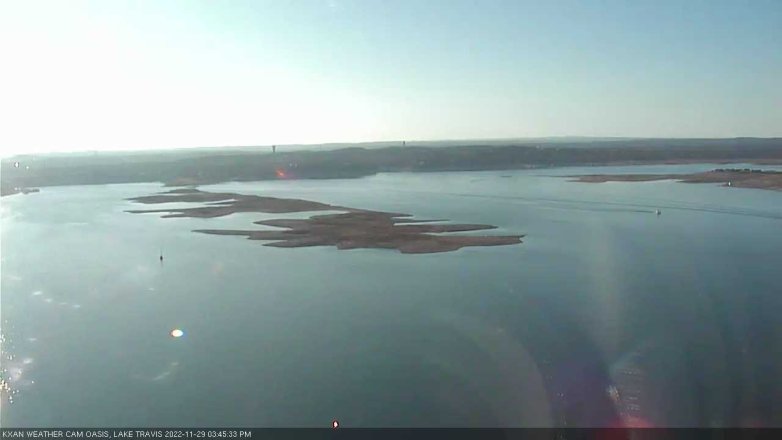 Lake Travis webcam, November 29, 2022 3:45 PM CT