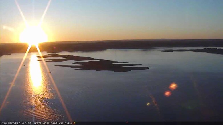 Lake Travis webcam, November 29, 2022 5:25 PM CT