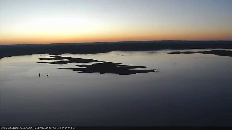 Lake Travis webcam, November 29, 2022 5:45 PM CT