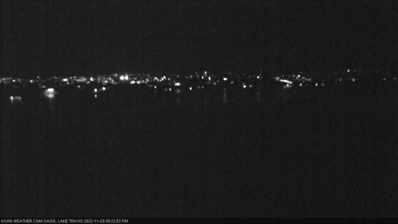 Lake Travis webcam, November 29, 2022 8:25 PM CT