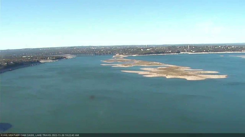 Lake Travis webcam, November 30, 2022 10:25 AM CT