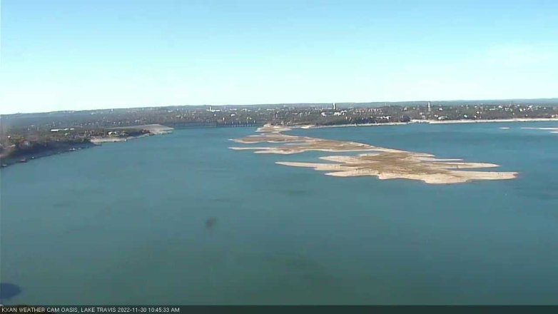 Lake Travis webcam, November 30, 2022 10:45 AM CT