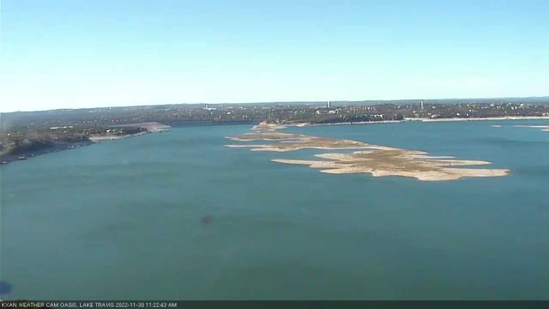 Lake Travis webcam, November 30, 2022 11:25 AM CT