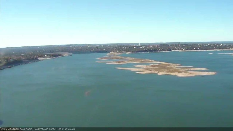 Lake Travis webcam, November 30, 2022 11:45 AM CT