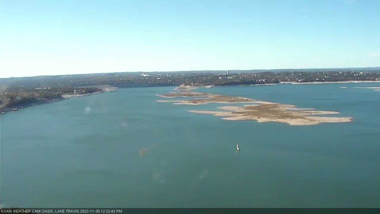 Lake Travis webcam, November 30, 2022 12:25 PM CT
