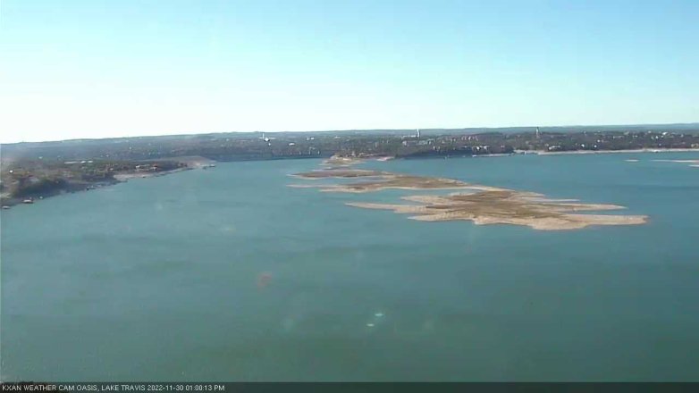 Lake Travis webcam, November 30, 2022 1:00 PM CT