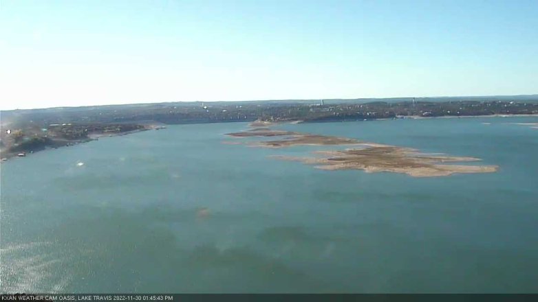 Lake Travis webcam, November 30, 2022 1:45 PM CT