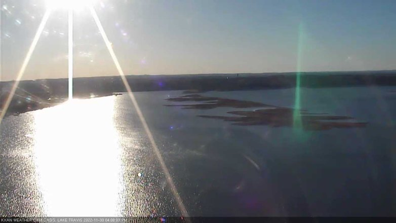 Lake Travis webcam, November 30, 2022 4:00 PM CT