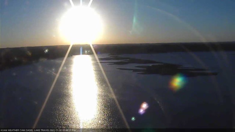 Lake Travis webcam, November 30, 2022 5:00 PM CT