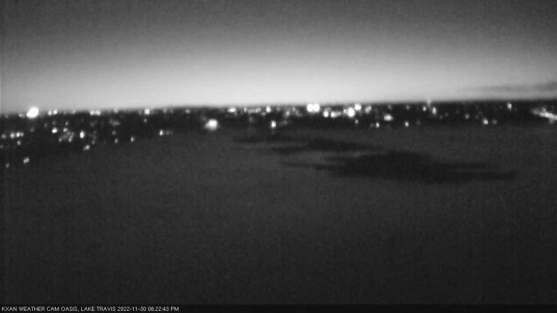 Lake Travis webcam, November 30, 2022 6:25 PM CT