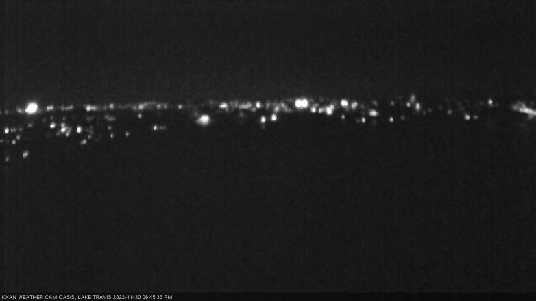 Lake Travis webcam, November 30, 2022 6:45 PM CT