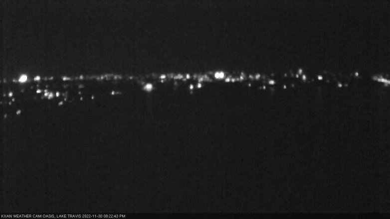 Lake Travis webcam, November 30, 2022 8:25 PM CT