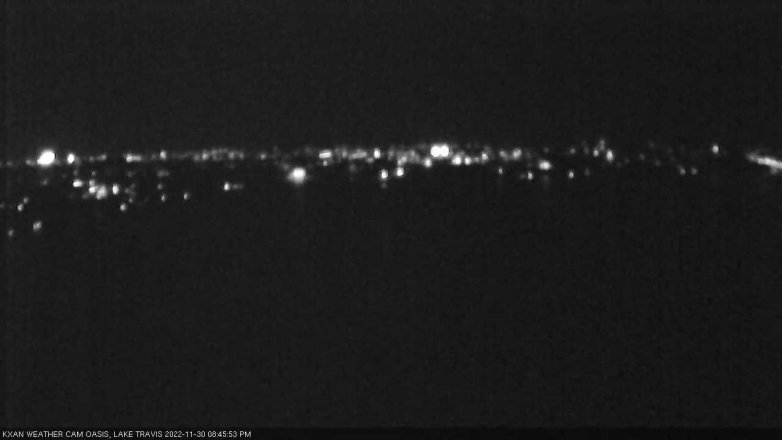 Lake Travis webcam, November 30, 2022 8:45 PM CT