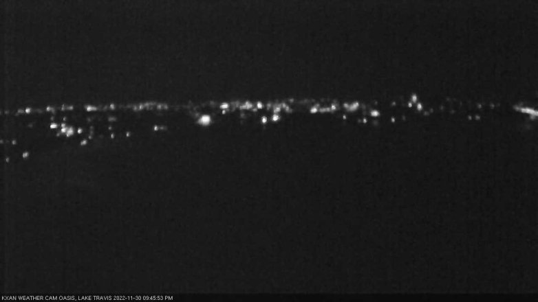 Lake Travis webcam, November 30, 2022 9:45 PM CT