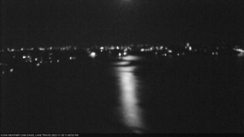 Lake Travis webcam, November 30, 2022 11:45 PM CT