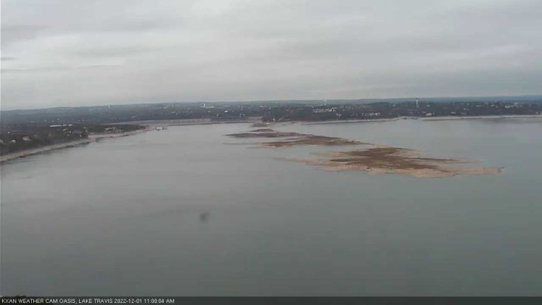 Lake Travis webcam, December 1, 2022 11:00 AM CT