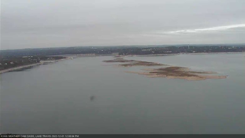 Lake Travis webcam, December 1, 2022 12:00 PM CT
