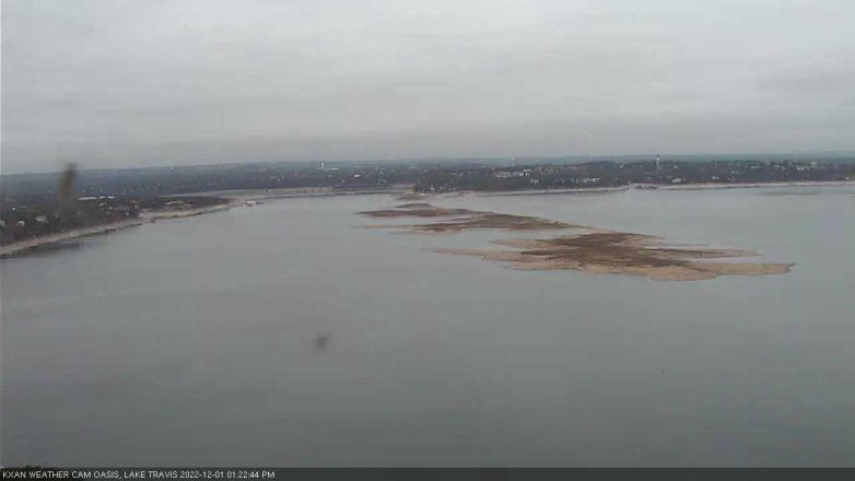 Lake Travis webcam, December 1, 2022 1:25 PM CT