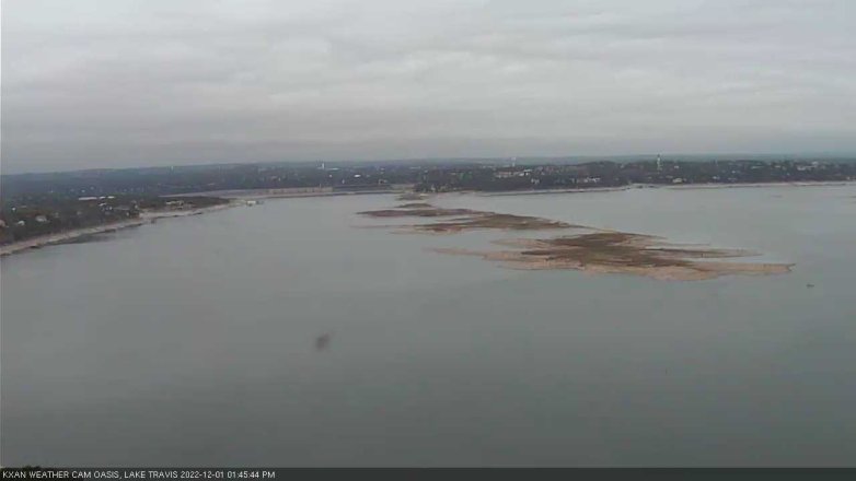 Lake Travis webcam, December 1, 2022 1:45 PM CT