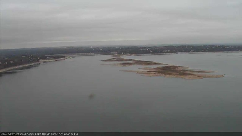 Lake Travis webcam, December 1, 2022 3:45 PM CT