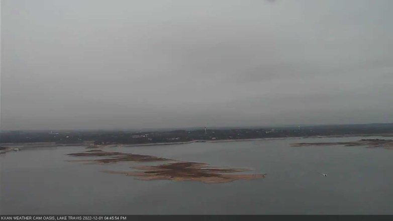 Lake Travis webcam, December 1, 2022 4:45 PM CT