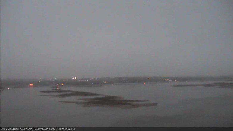 Lake Travis webcam, December 1, 2022 5:45 PM CT